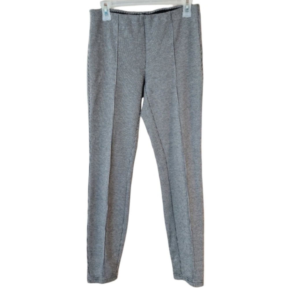 KENAR Houndstooth Pull-on Skinny‎ Ankle Pants Women's Size 4